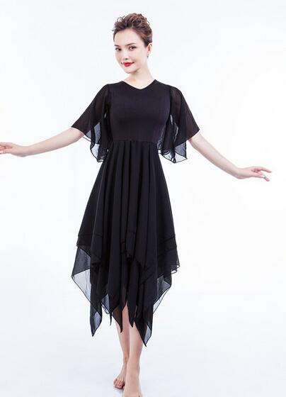 楽天市場】バレエダンス衣装 モダンドレス レディース 社交ダンス