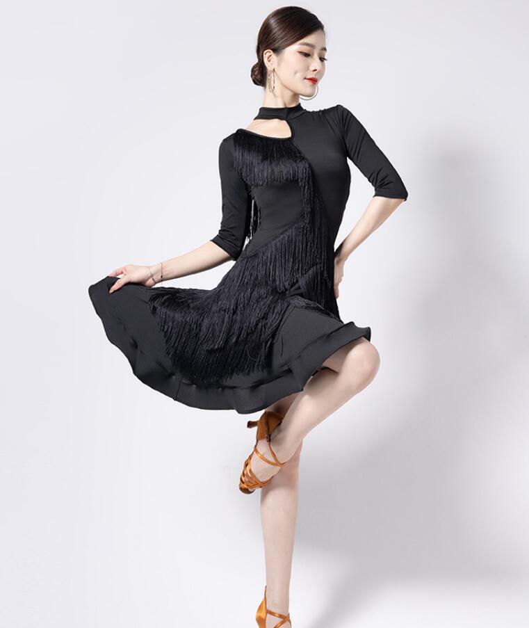 楽天市場】社交ダンス ワンピース 裾フリル ショート丈 ミモレ丈 社交