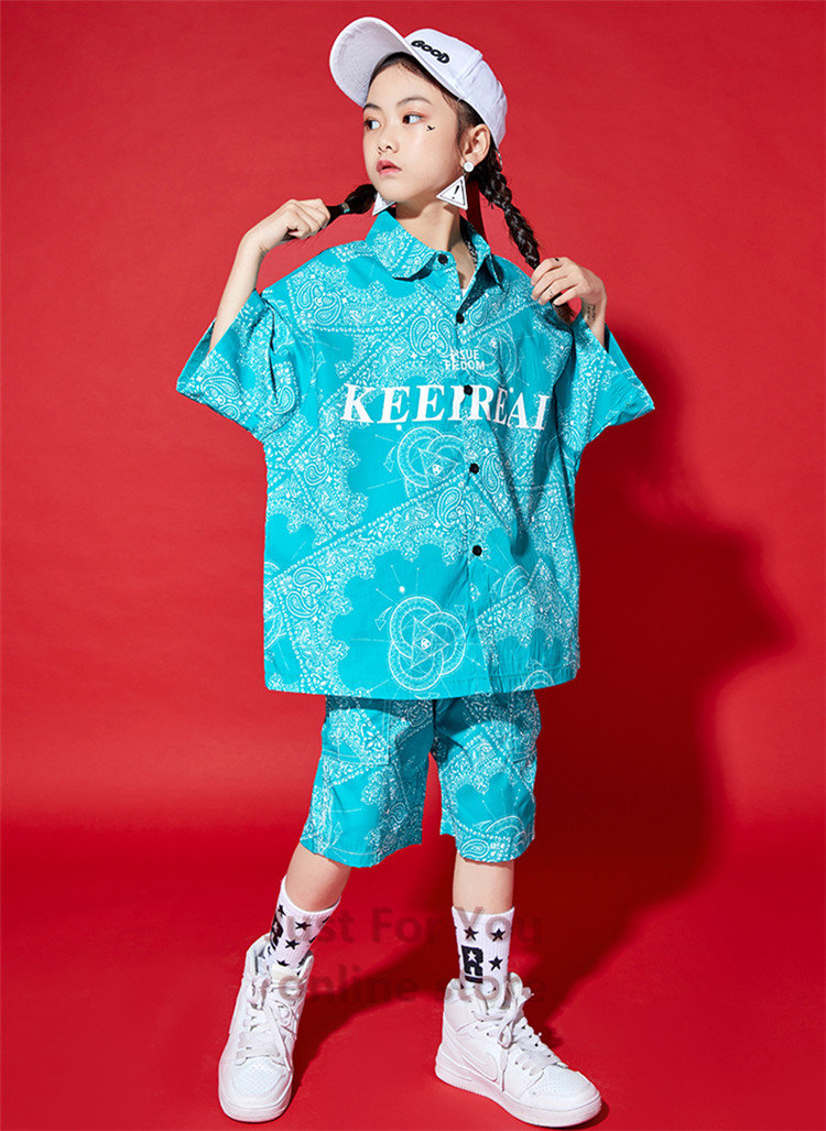 楽天市場】水色 ペイズリー柄 シャツ ダンス 衣装 ヒップホップ ダンス