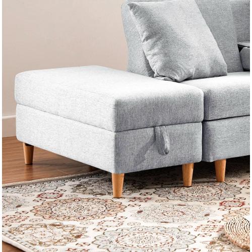 楽天市場】ソファ足踏み 履物台 収納スツール 多機能一体型 おしゃれ