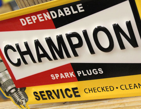 楽天市場】チャンピオン CHAMPION サインプレート 看板 アメリカン