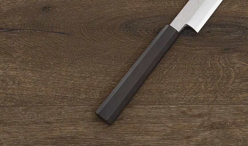 楽天市場】青一 ダマスカス 黒檀 刺身 240mm 實光包丁(堺包丁) jk_h