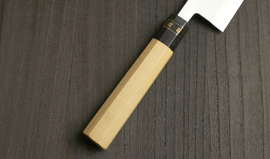 楽天市場】青二（紋鍛） 身卸 240mm 實光包丁(堺包丁) 贈り物