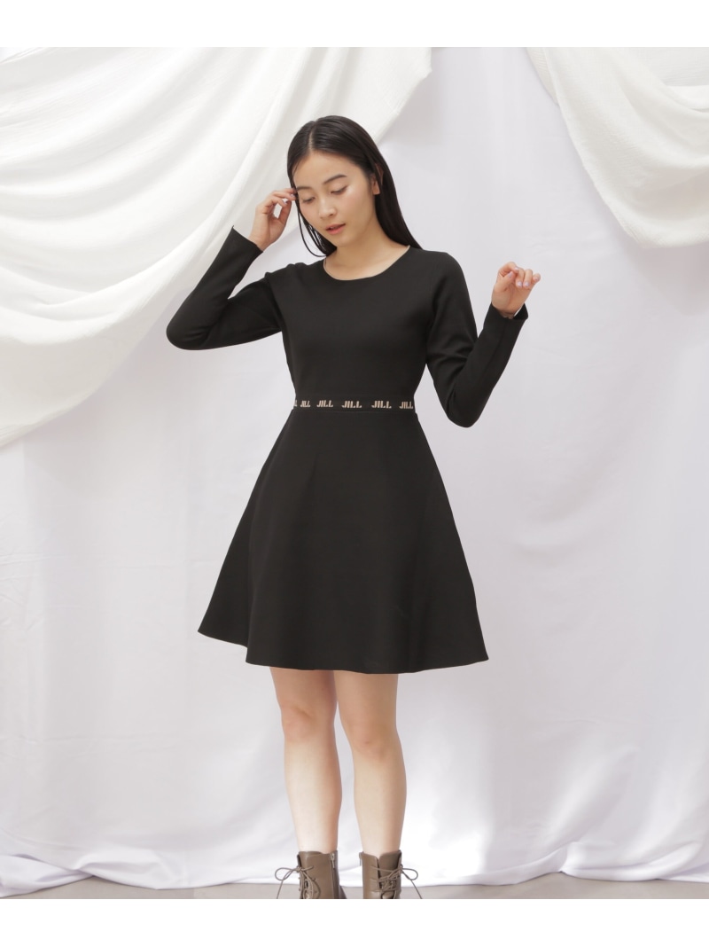 楽天市場】【SALE／60%OFF】ロゴジャガードフレアニットワンピース