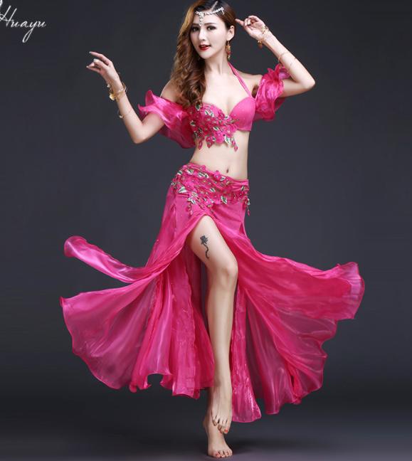 楽天市場】大人ベリーダンス衣装三点セット 上下衣装セット＋スカーフ