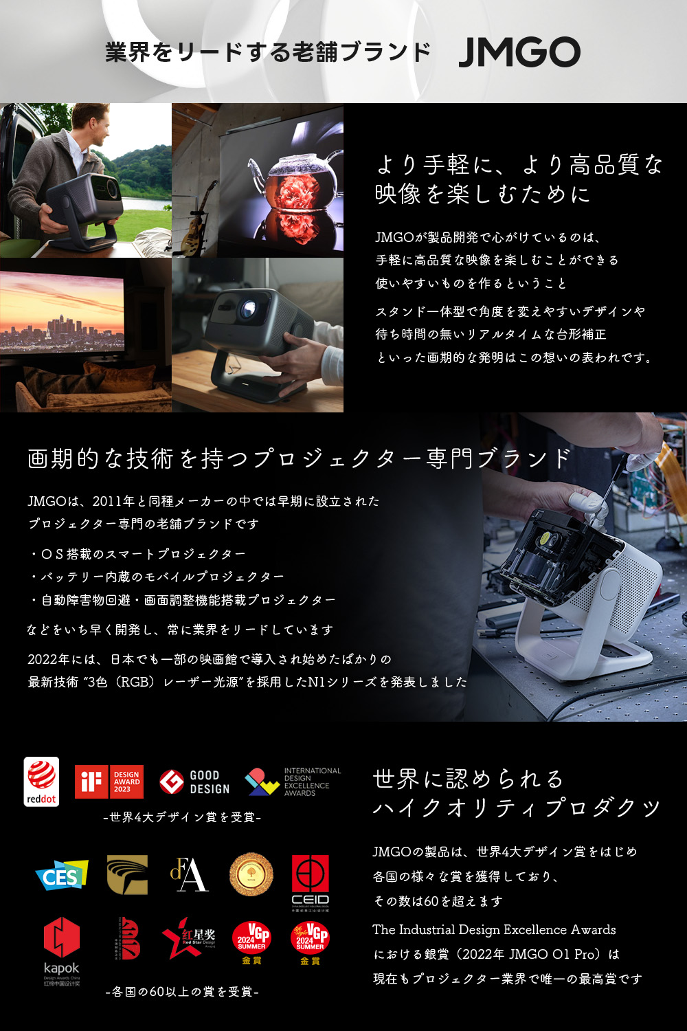 楽天市場】【楽天スーパーSALE33％OFFクーポン】JMGO N1S Ultra 4K