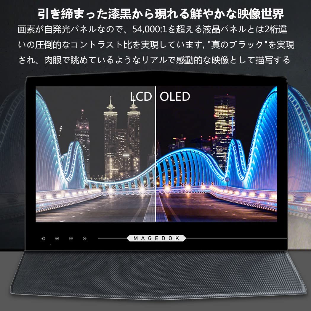 楽天市場】2K 有機elモバイルモニター タッチ 13.3インチ OLED