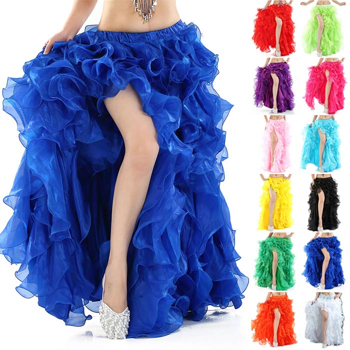 楽天市場】ベリーダンス スカート 全12色 ダンス衣装 ステージ衣装