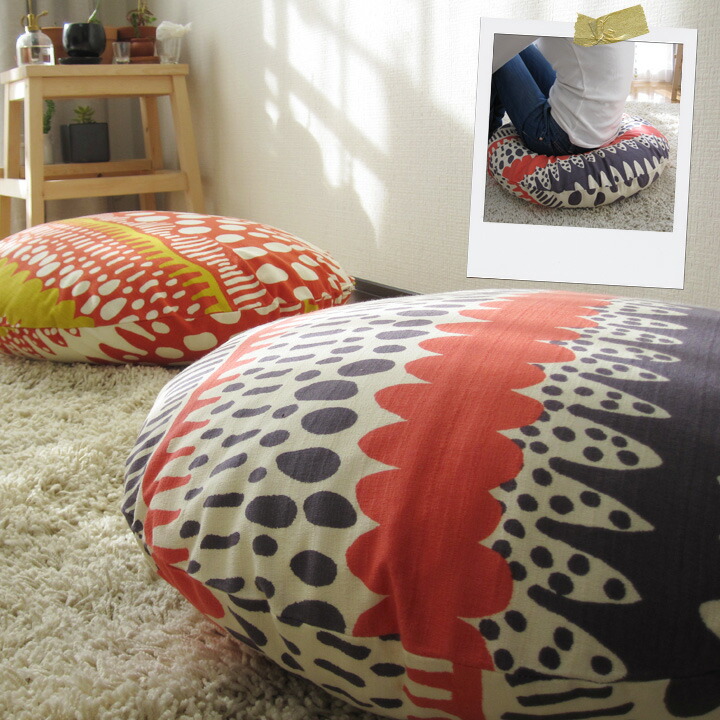 楽天市場】fabrizm クッションカバー 65丸 直径65cm バニラン 日本製