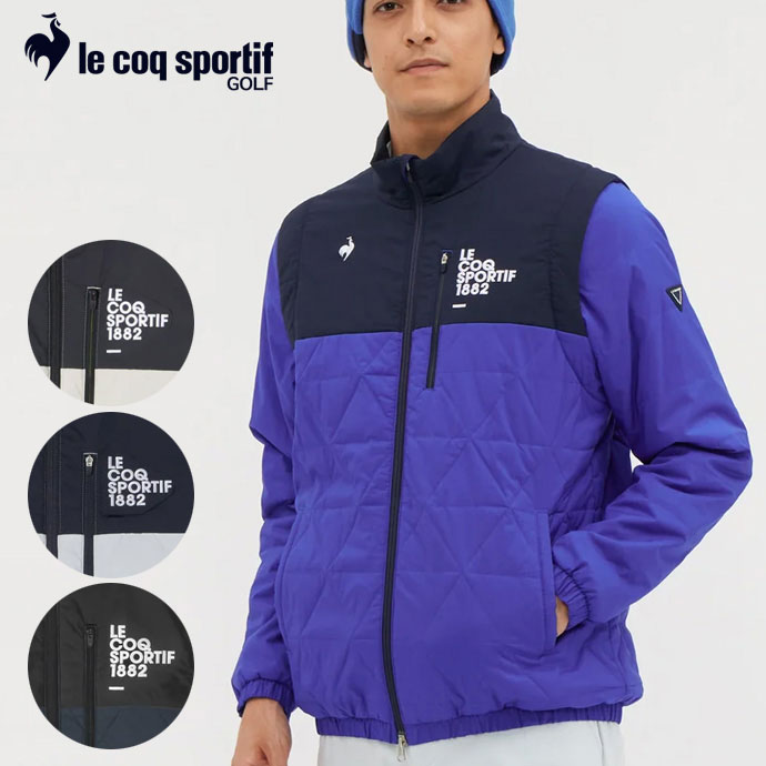 楽天市場】ルコック ゴルフ ヒートナビ 中綿 2way ブルゾンの通販