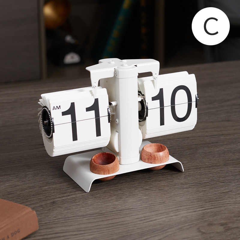 楽天市場】「セール」フリップクロック パタパタ時計 レトロタイプ