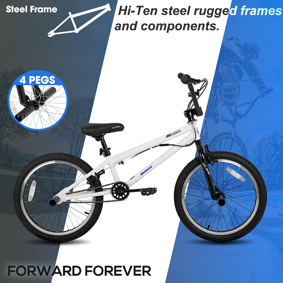 楽天市場】☆送料無料☆ HILAND 20インチ BMX自転車 スタント