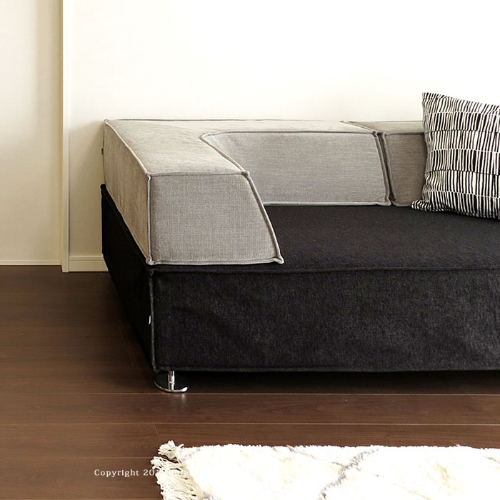 楽天市場】【過ごし方に合わせて、形を変えるソファ。】L型クッション