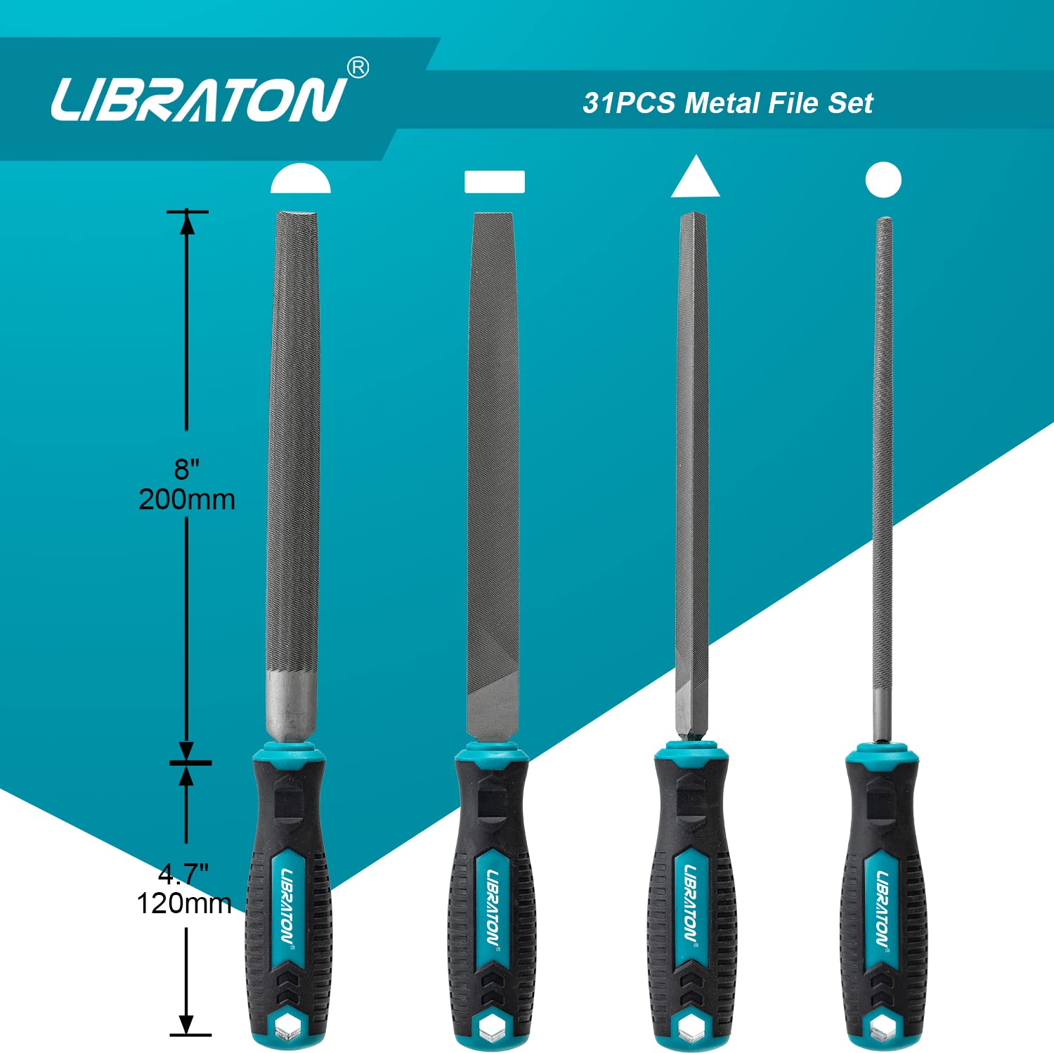 楽天市場】ヤスリセット 31点セット 鉄工ヤスリ 平 丸 半丸 三角 棒