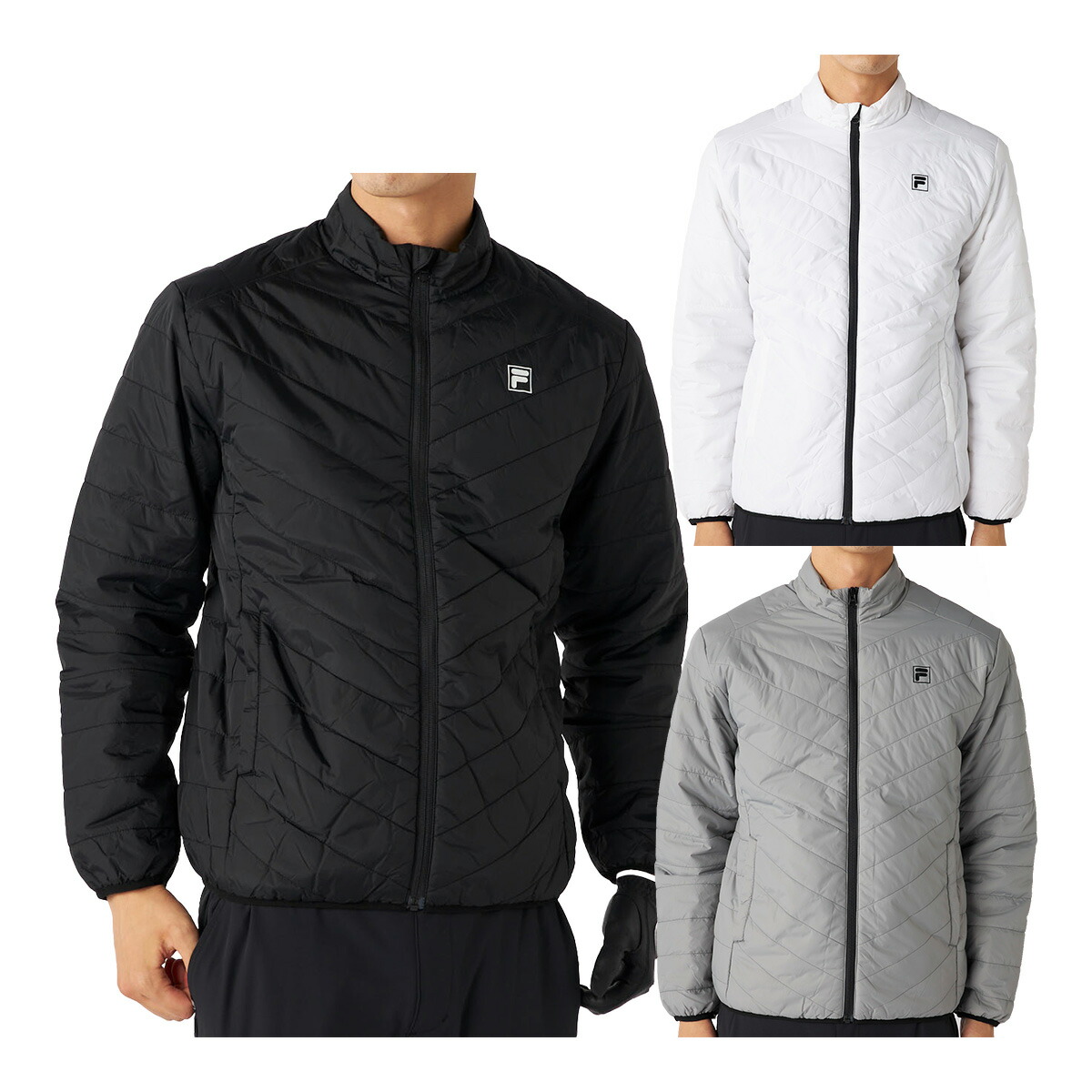 楽天市場】ブラック&ホワイト（カラーグレー）（ブルゾン｜メンズ