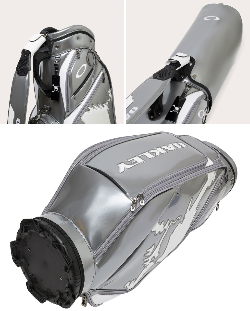 楽天市場】オークリー OAKLEY キャディバッグ 9.5型 Skull Golf Bag