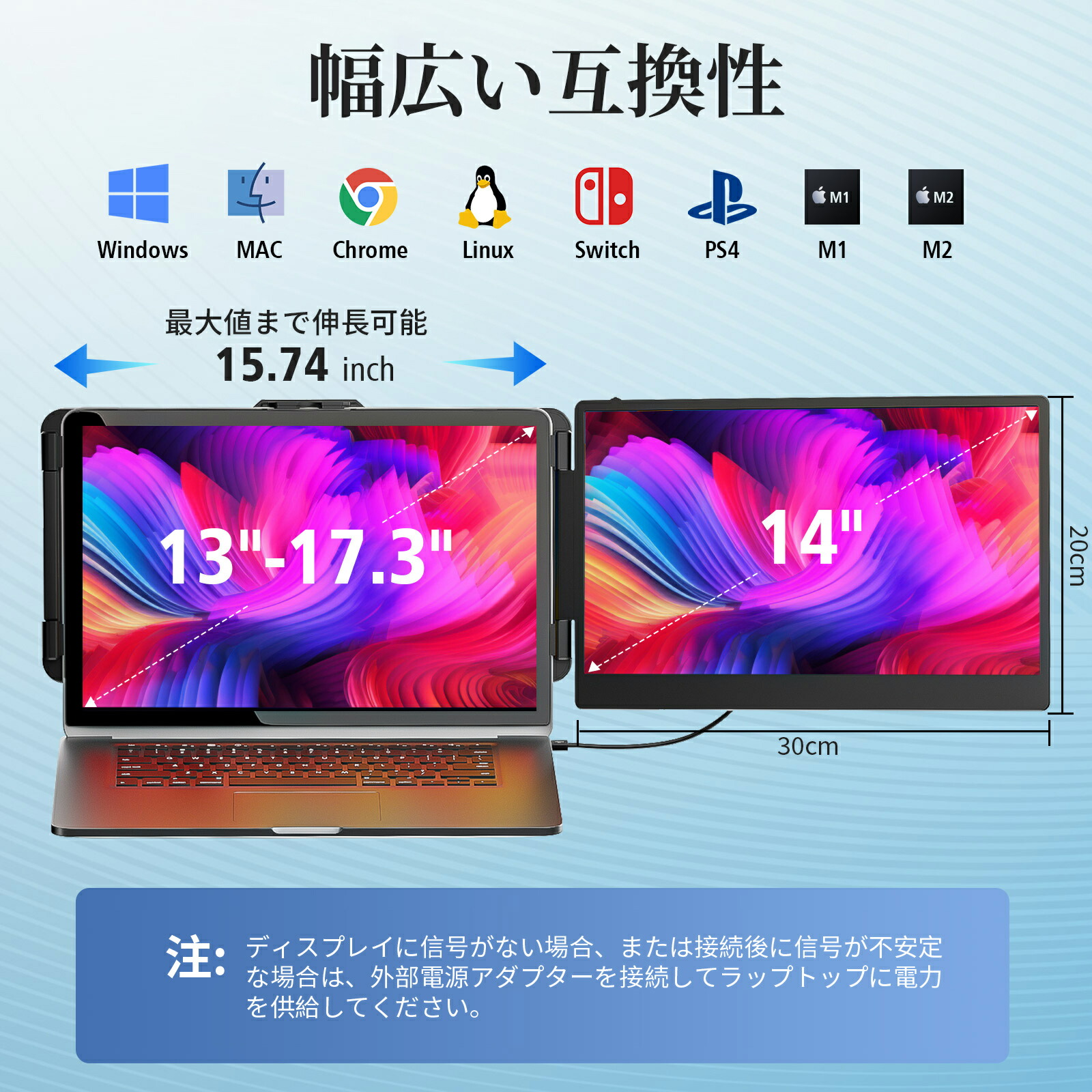 楽天市場】【SSサーチ限定 30％OFF】デュアルモニター モバイル
