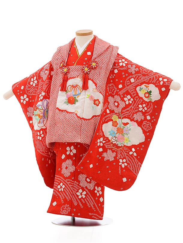 楽天市場】七五三 着物 3歳 レンタル 七五三 3歳 被布 セット 3695