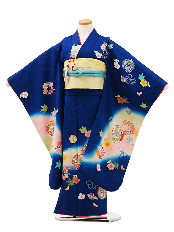 楽天市場】七五三 着物 7歳 フルセット レンタル 女の子 Y182【正絹