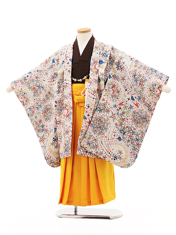 楽天市場】七五三レンタル 男の子 X563 オフホワイト オレンジ 宇宙