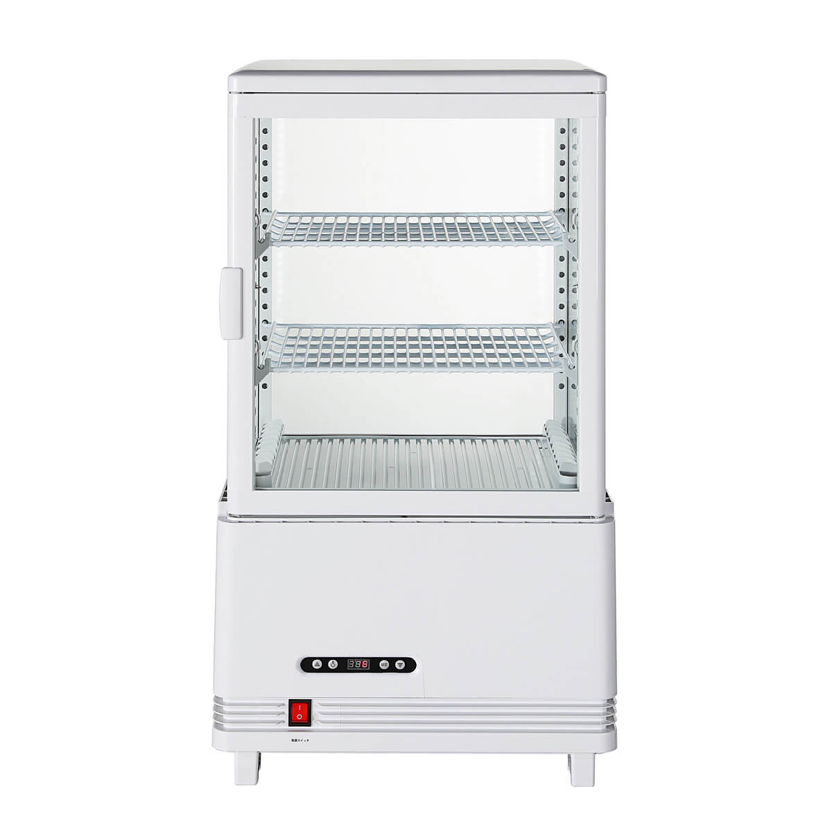 楽天市場】【春分セール！】 60L 白 4面ガラス 冷蔵ショーケース 卓上