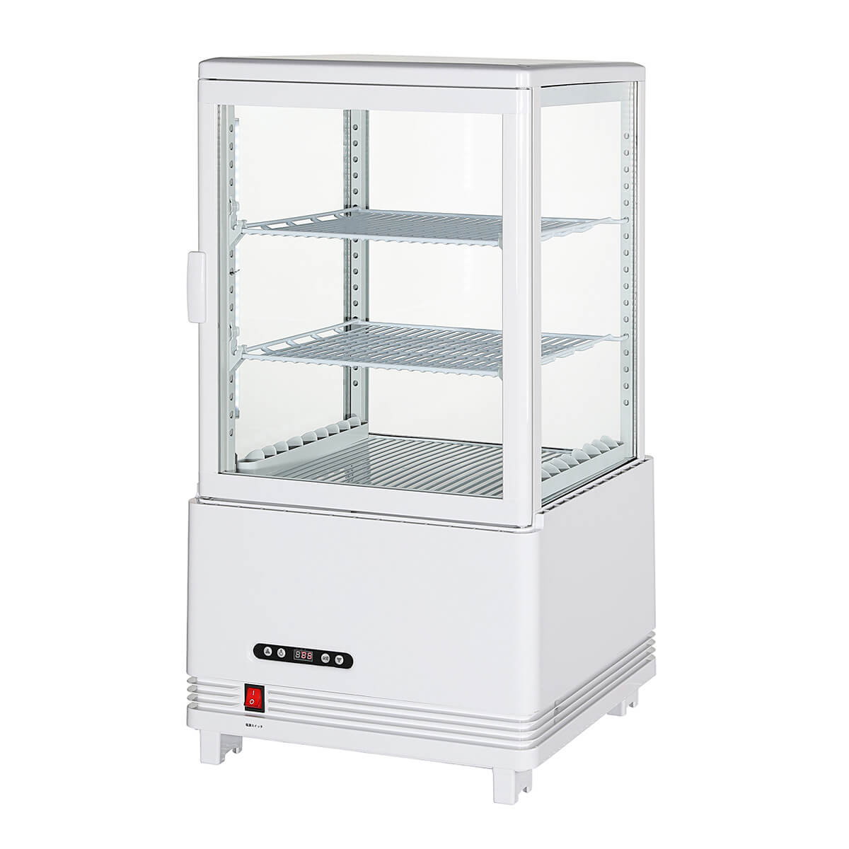 楽天市場】【春分セール！】 60L 白 4面ガラス 冷蔵ショーケース 卓上
