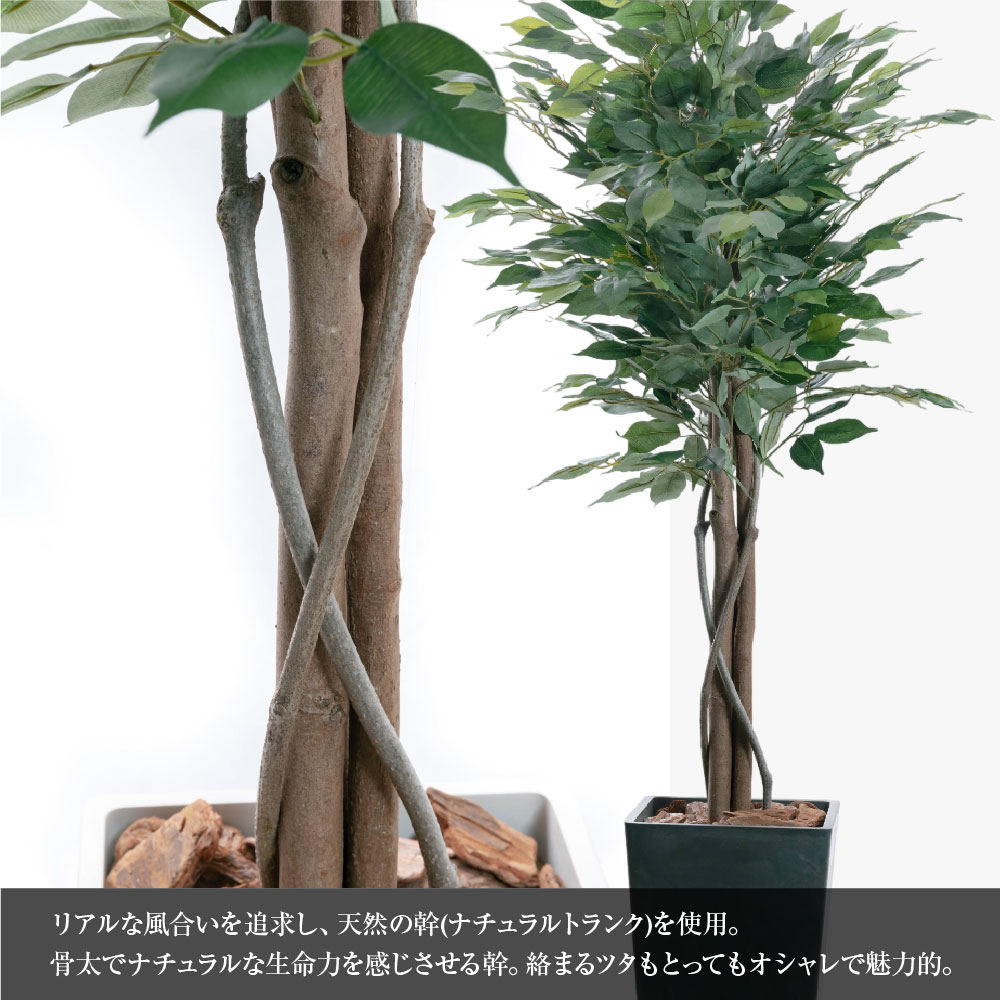 楽天市場】フェイクグリーン 観葉植物 ベンジャミン 人工観葉植物 天然