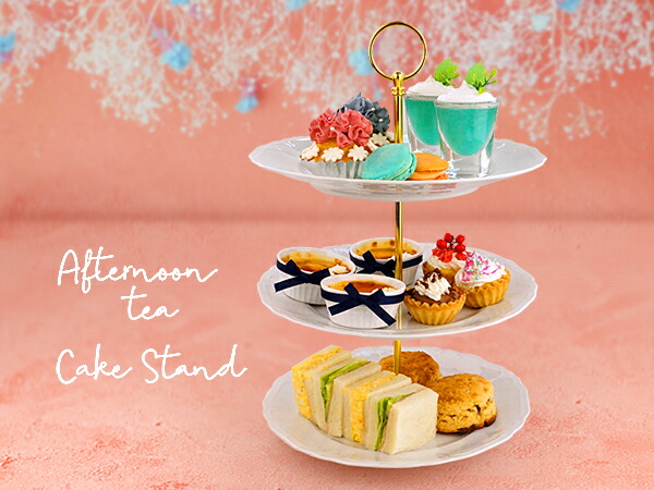 楽天市場】【半額】ケーキスタンド 3段 ゴールド 金 おしゃれ 23.5cm