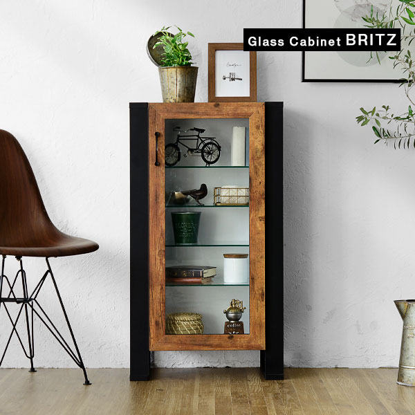 楽天市場】【最大30%OFFクーポン】ガラスキャビネット アンティーク