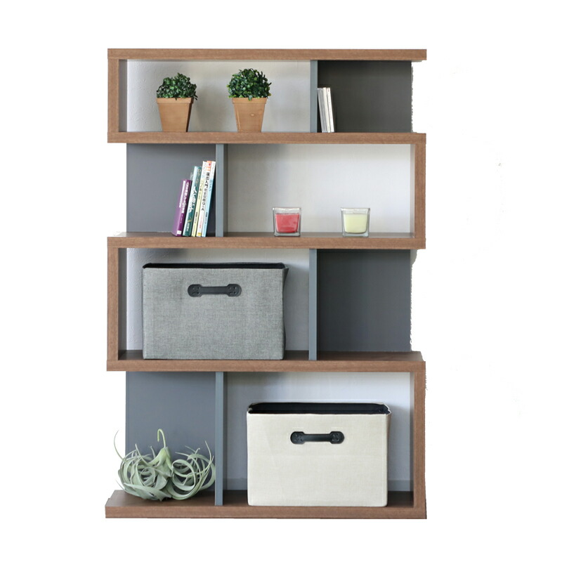 楽天市場】オープンシェルフ 木製 幅88 奥行29 高さ129 オープンラック