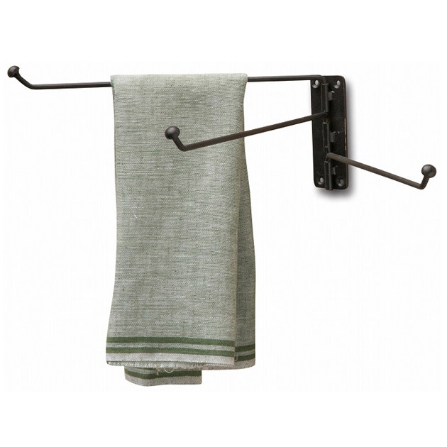 楽天市場】アンティーク調 アイアン タオルハンガー（3連タイプ