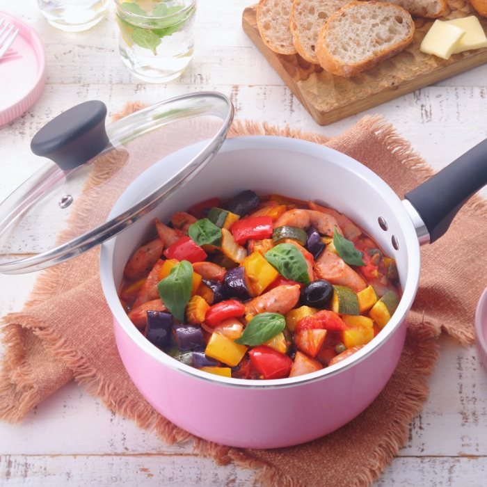 楽天市場】【楽天スーパーSALE 30%OFF】ガス火専用 片手鍋 18cm フッ素