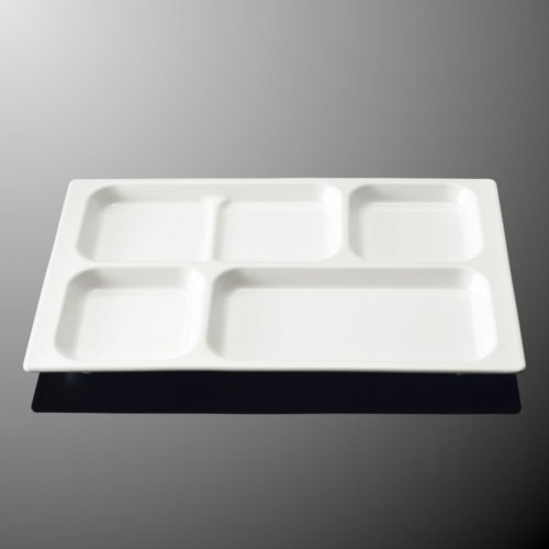 楽天市場】メラミン 仕切プレート 305X197mm H21mm アイボリー