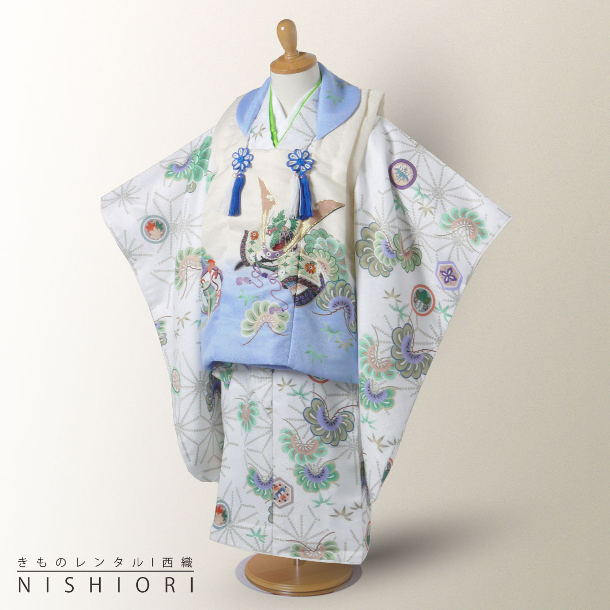 楽天市場】花うさぎ被布セット男の子の通販