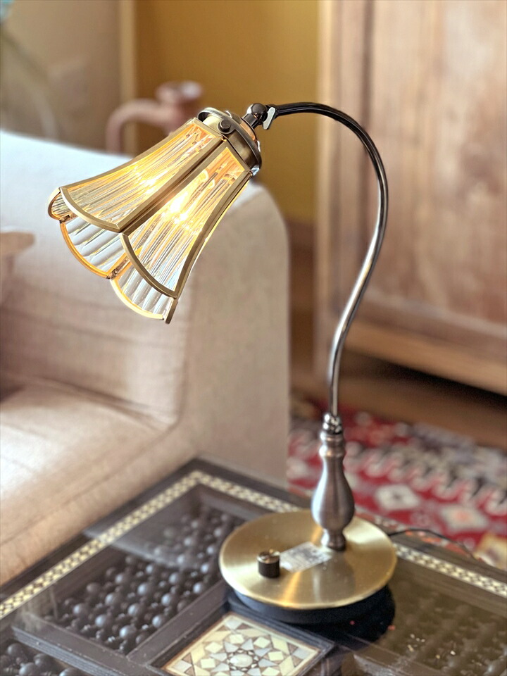 楽天市場】ガラスシェード テーブルランプ CYBELE（キベレ） 高さ46cm