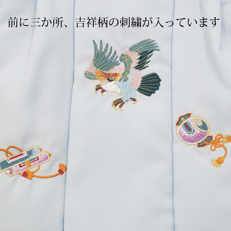 楽天市場】七五三 3歳 男の子 被布 被布コート 単品 男 水色 刺繍 着物