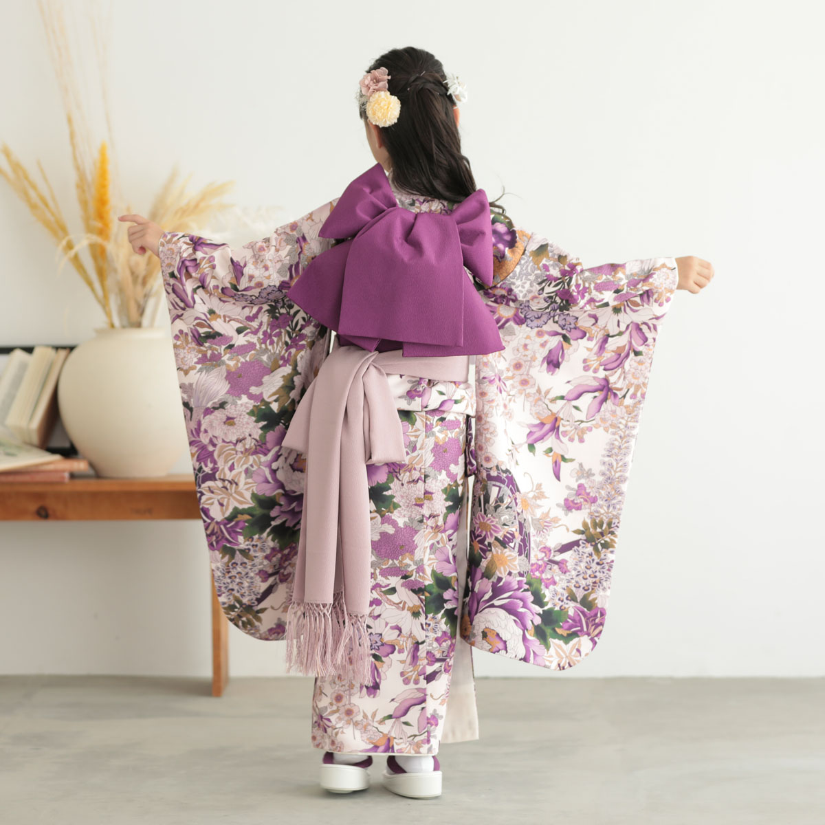 楽天市場】【レンタル】753 七五三 着物 7歳 フルセット 女の子