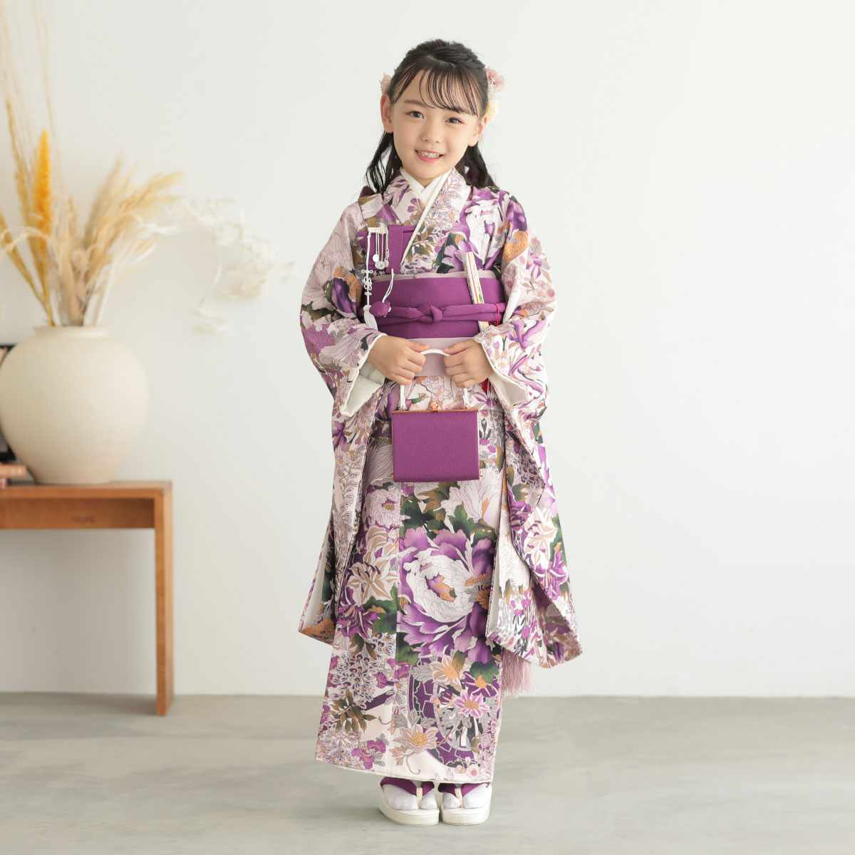 楽天市場】【レンタル】753 七五三 着物 7歳 フルセット 女の子