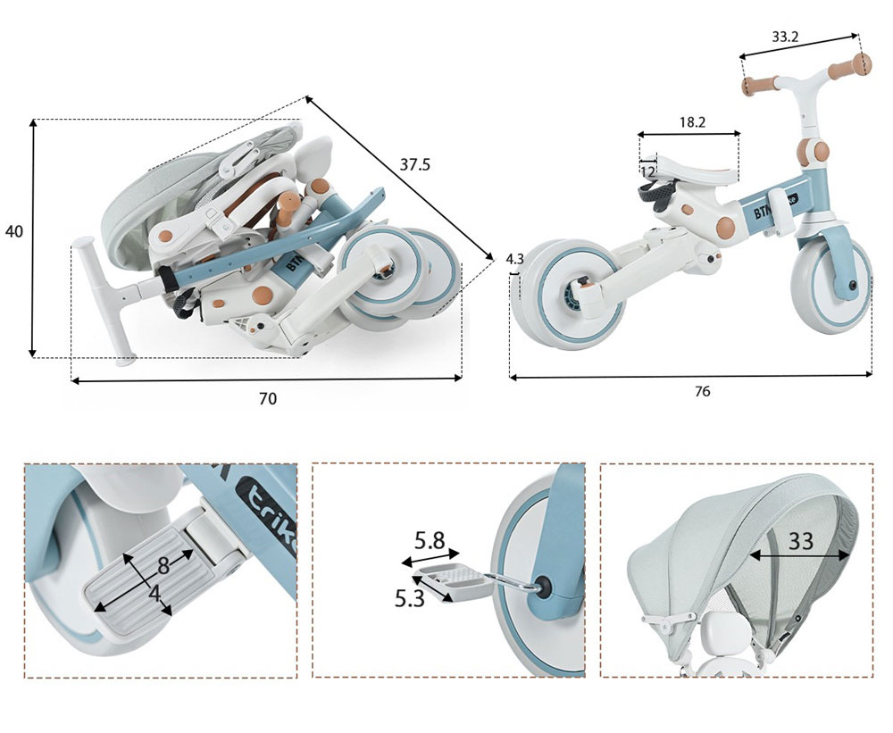 楽天市場】ランキング1位受賞｜子供用三輪車 折りたたみ ランニング
