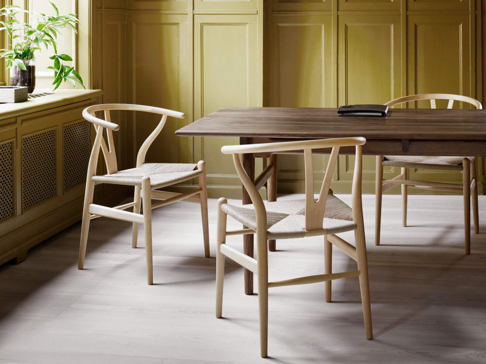 楽天市場】Yチェア CH24 ビーチ/ソープフィニッシュ 座面高さ43cm CARL