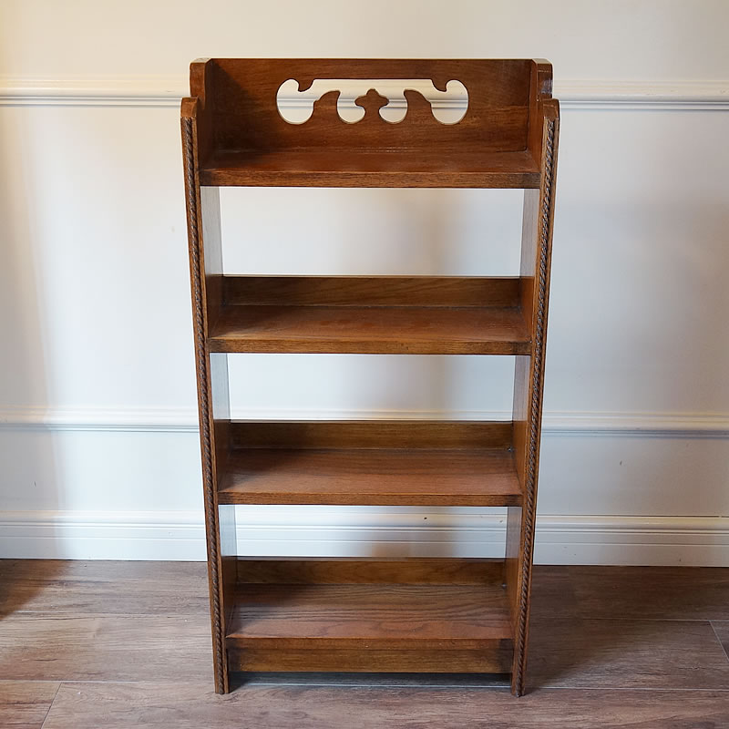 楽天市場】アンティーク家具 4段 ブックシェルフ アンティーク