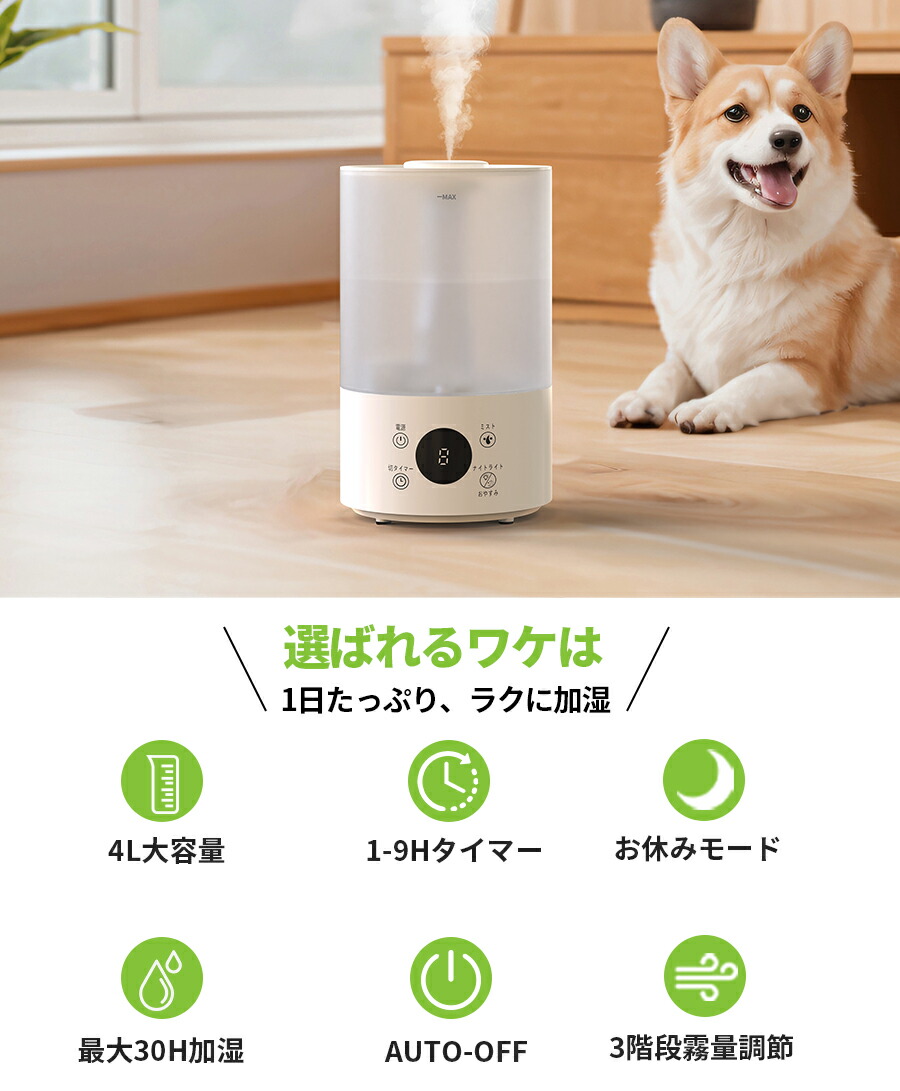 楽天市場】【SS大特価！78％OFF ＼実質3,980円☆クーポン】☆加湿器 超
