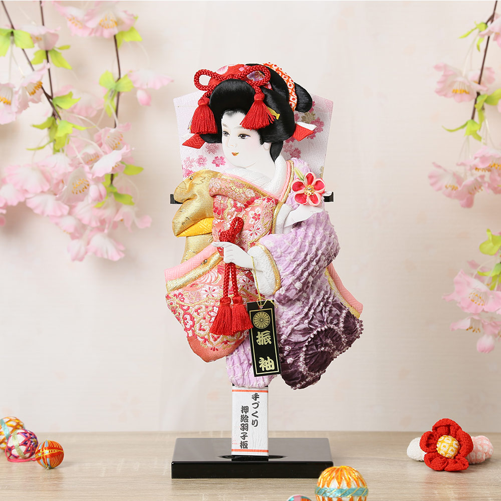 楽天市場】羽子板 8号 手作り 押絵羽子板 スタンド付き お正月飾り