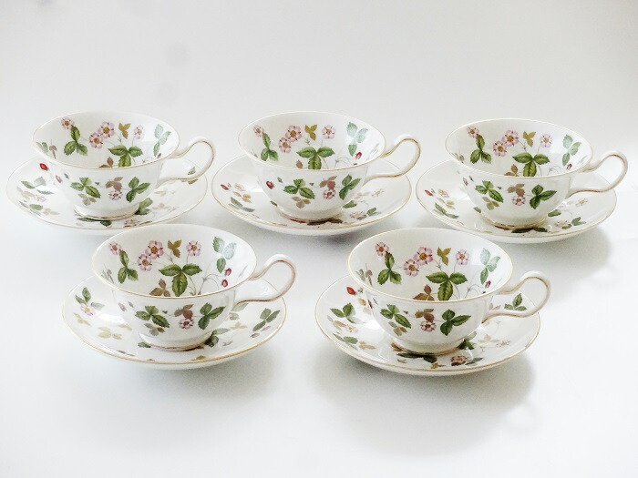 楽天市場】ウエッジウッドWEDGWOOD ワイルドストロベリー ティーカップ