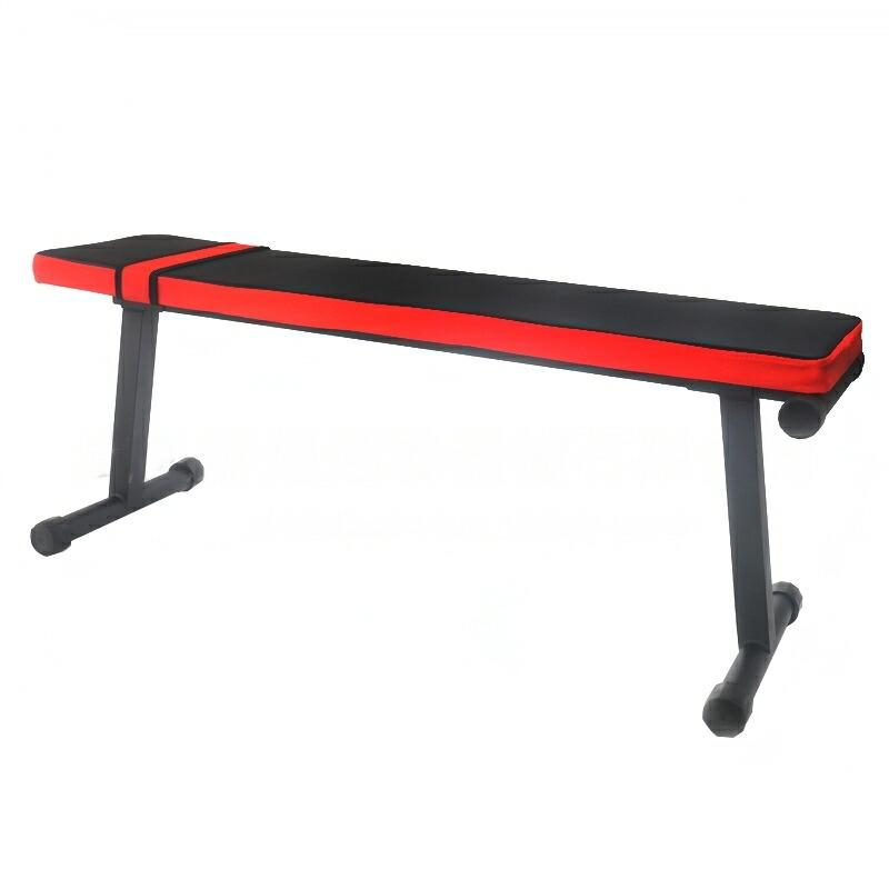 楽天市場】送料無料 ベンチ台 折りたたみ式 フラットベンチ