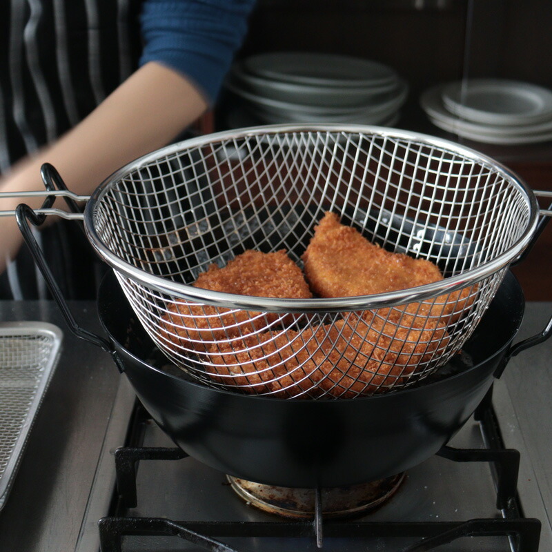 楽天市場】ラバーゼ 鉄揚げ鍋 28cmセット : FULLangle