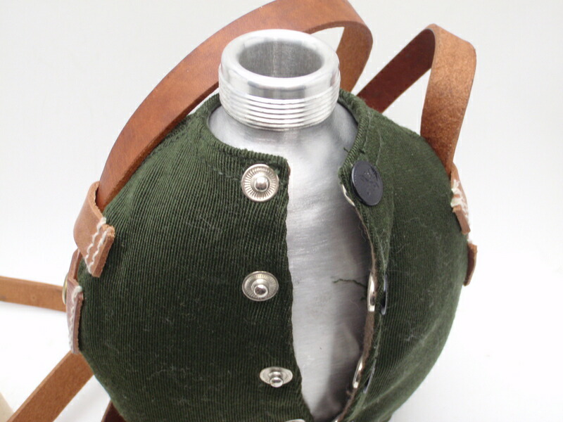 楽天市場】日本軍 将校用水筒 アルミ製 カバー 水筒紐付 複製品