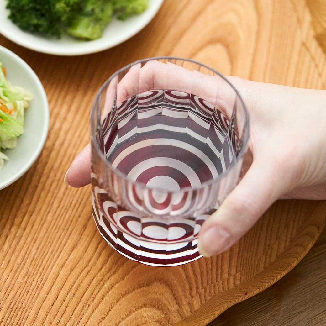 楽天市場】江戸切子 蛇ノ目切子 色被せ硝子 「東京手仕事