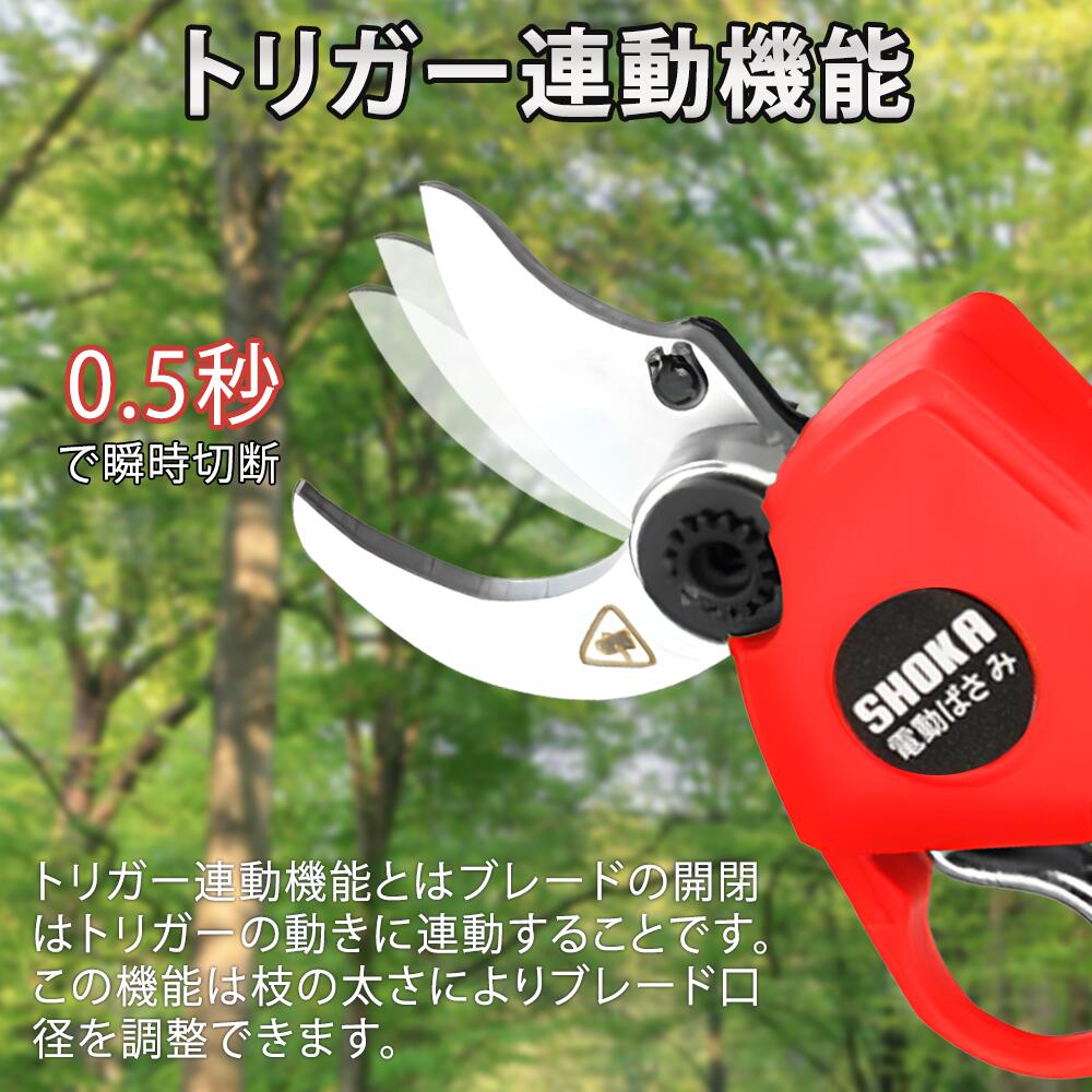 楽天市場】電動はさみ 充電式剪定ばさみ 電動剪定鋏 電動はさみ
