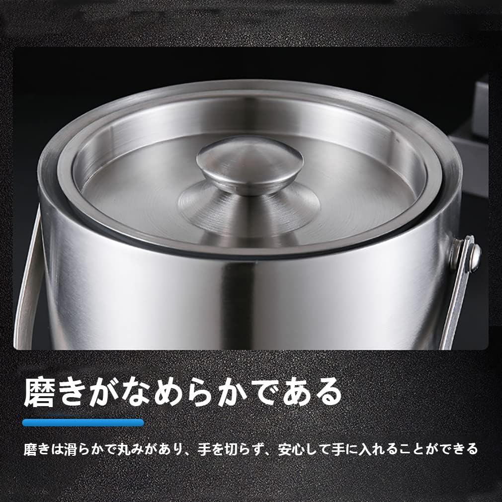 楽天市場】アイスペール 二重構造 ステンレス製 溶けない サーモス